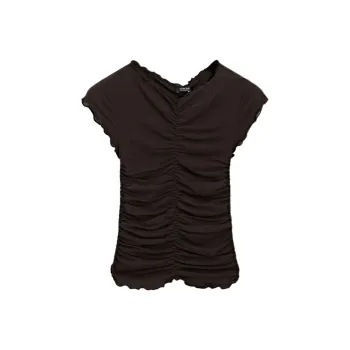 Massimo Dutti T Shirt Women's Brown