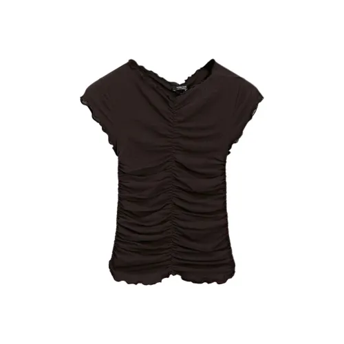Massimo Dutti T Shirt Women's Brown