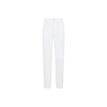 KITON Logo patch Straight Trousers