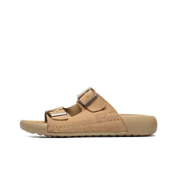 ST&SAT Slip Resistant Abrasion Resistant Platform Birkenstock Slippers, Casual Slide on Outerwear Men's