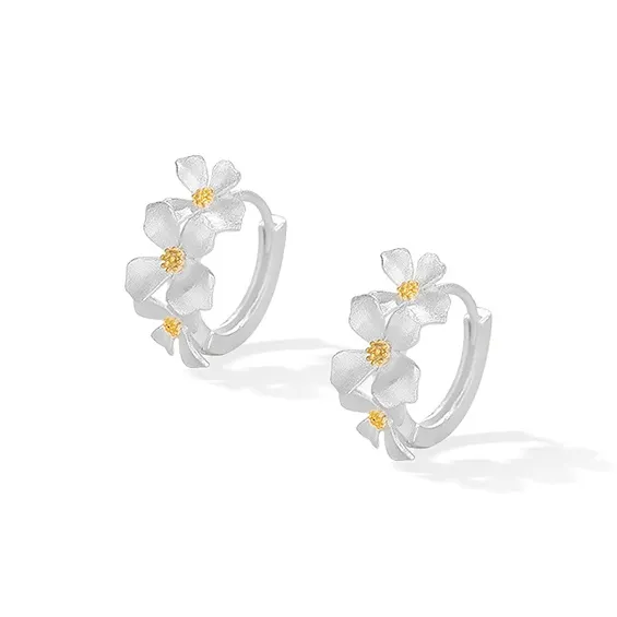 ETAHLOVE Sterling Silver Earrings Women's-0