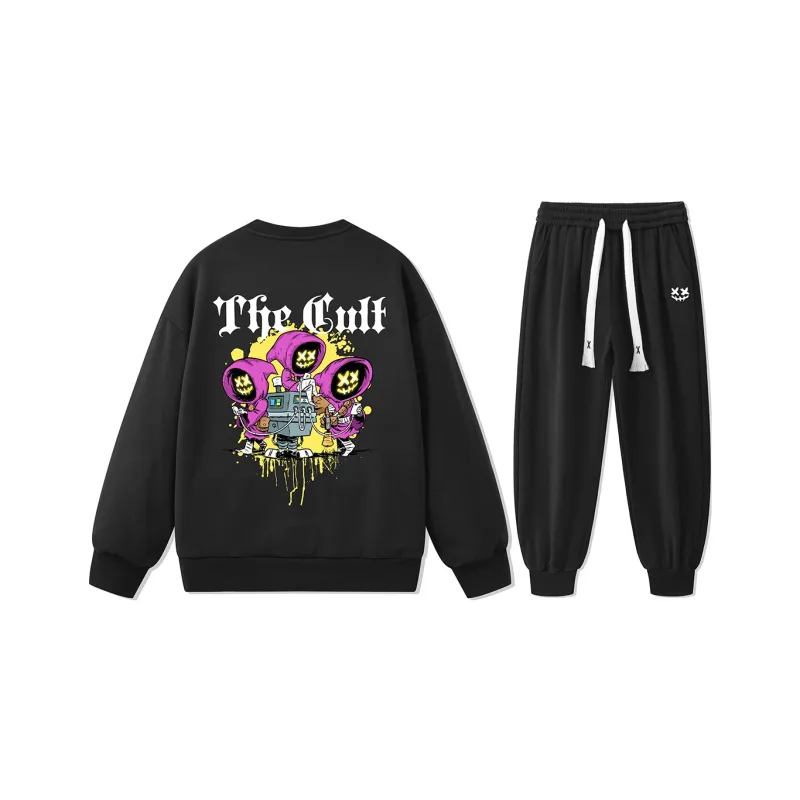 CULT OF INDIVIDUALITY Sweatshirt Set Unisex-0