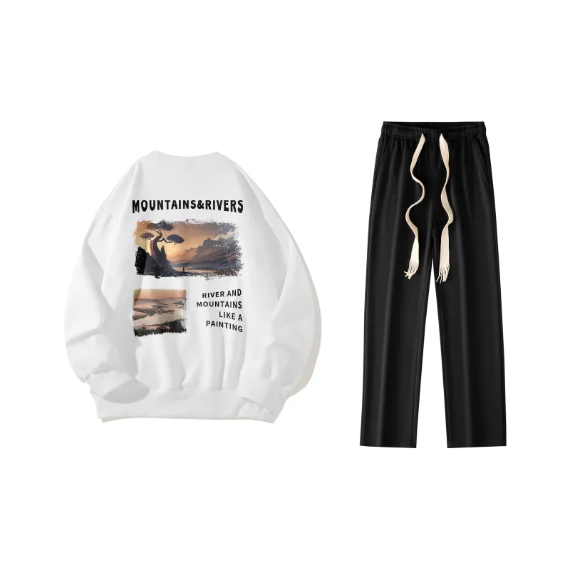 B.X Sweatshirt Sets Unisex-8