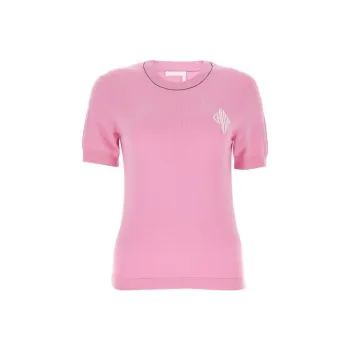 Chloé Crop Tops Women's Pink