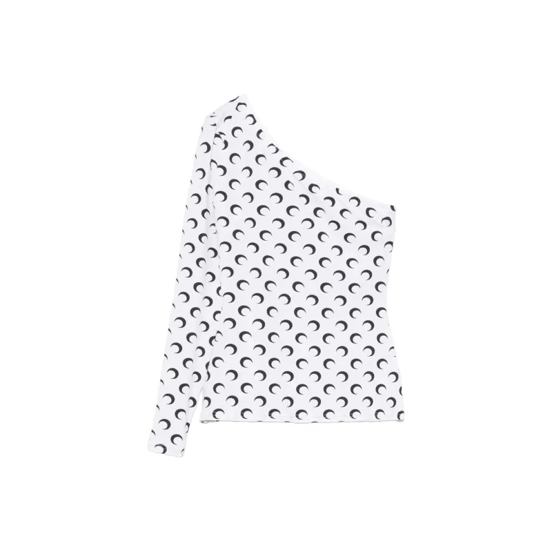 Marine Serre Crescent Moon Asymmetric Top-0