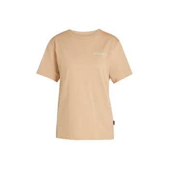 Adidas Terre Regular T Shirt Women's Warm Sand