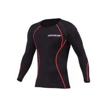 KOMINE SAFETY&INNOVATION Sports Thermal Underwear Unisex Black Orange