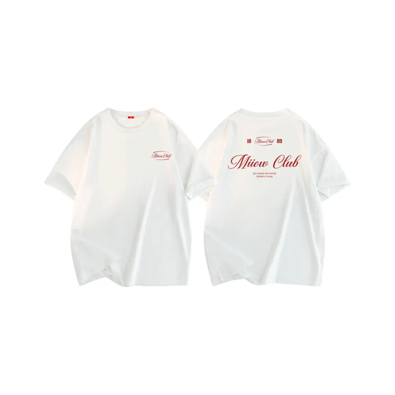 MIIOW Trend Party Series Short Sleeved T Shirts Women's 2 Pack-3