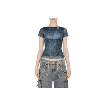 Misbhv X Esther Yu Yu Shuxin Co authored Series T Shirts Women's Dark Blue