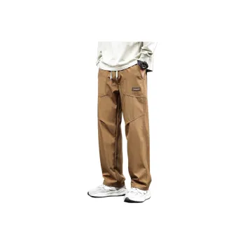 Tonlion Casual Pants Unisex Dark Khaki
