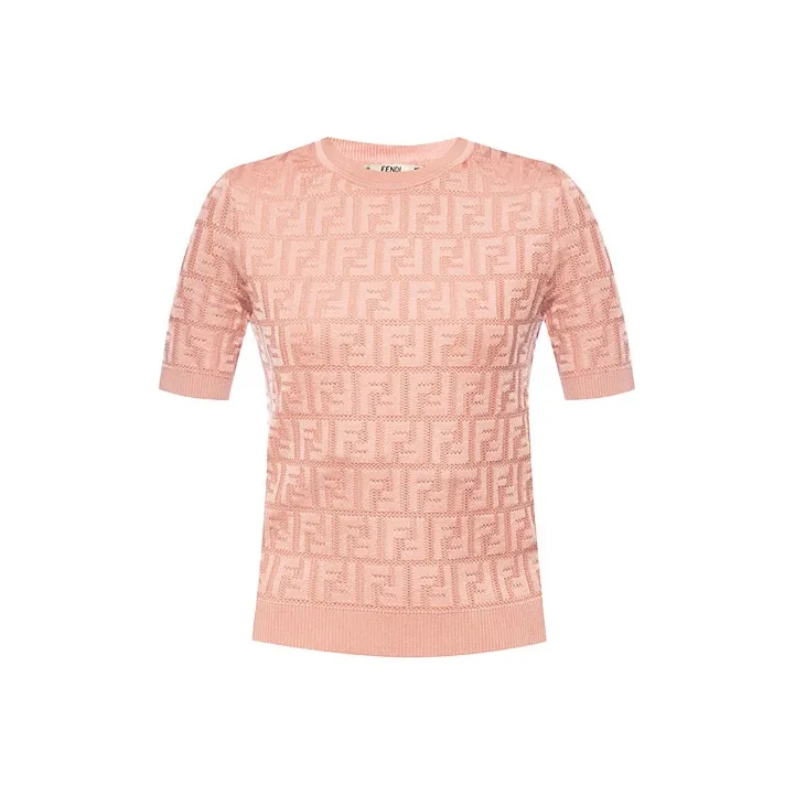FENDI T-Shirts Women's Pink-0