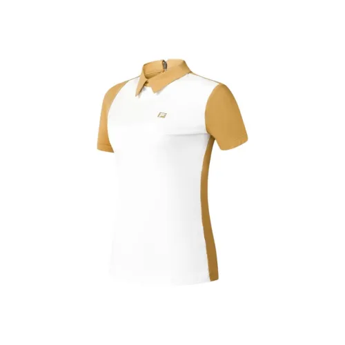 FILA T Shirt Women's Yellow Tree Brown