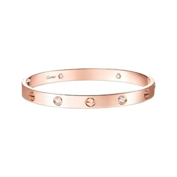 Cartier 18kt Rose Gold Love Diamond Bracelet
