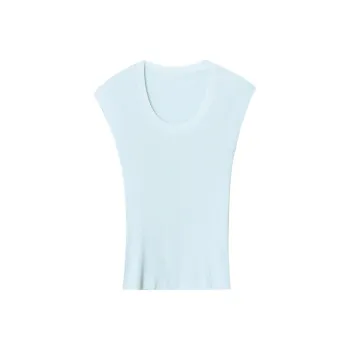 CHARM PICK Tank Tops Women's Light Blue