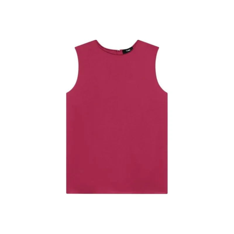 THEORY Crewneck Sleeveless Top-0