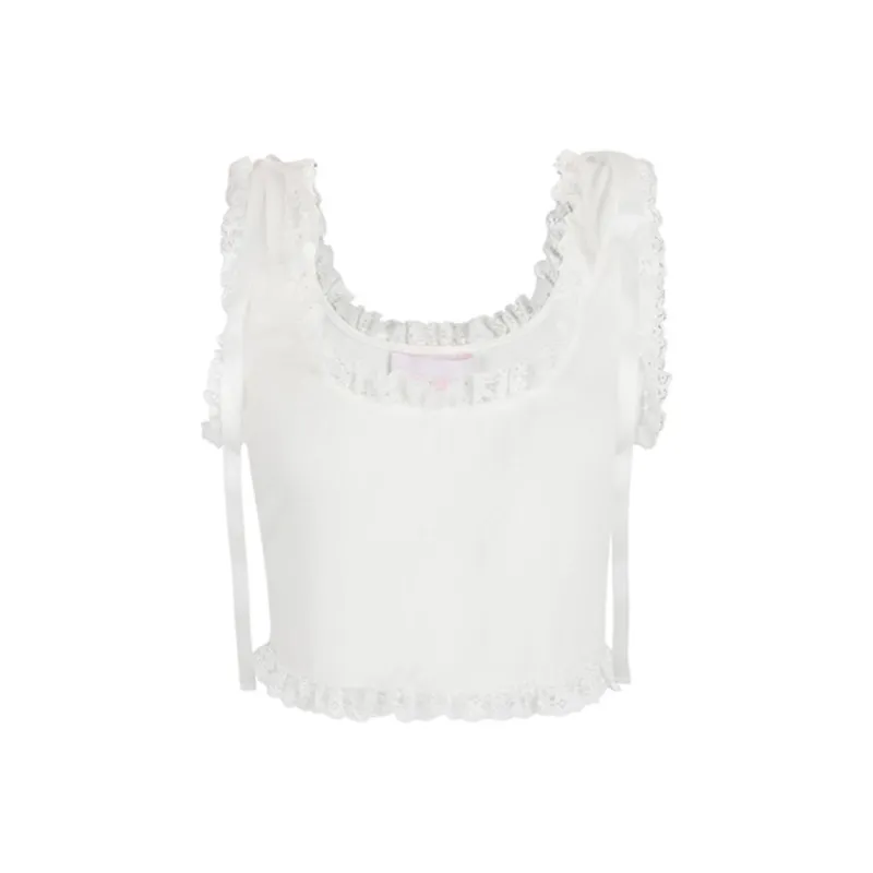 Selkie Collection SS24 Tank Tops Women's Ivory White-0