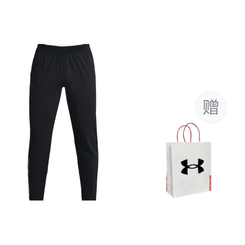 Under Armour Casual Pants Men's Black Shopping Bag Included
