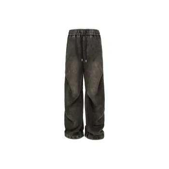 AMBER LIGHT Casual Pants Unisex Black