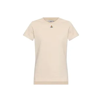 Vivienne Westwood Orb Logo Embroidered Crewneck T Shirt
