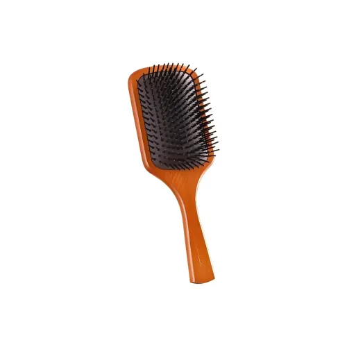 HYUNDAI Beech Wood Air Cushion Comb Portable Scalp Care