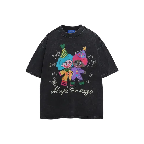WAYHWEI Summer T Shirt Unisex Blue