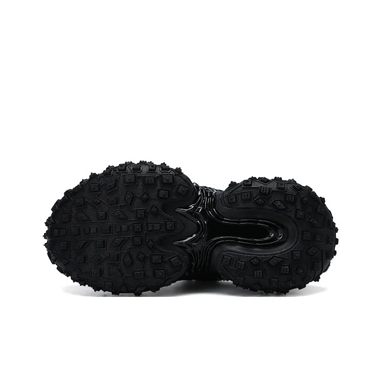 U7 Low Top Chunky Sneakers Men's Black-3