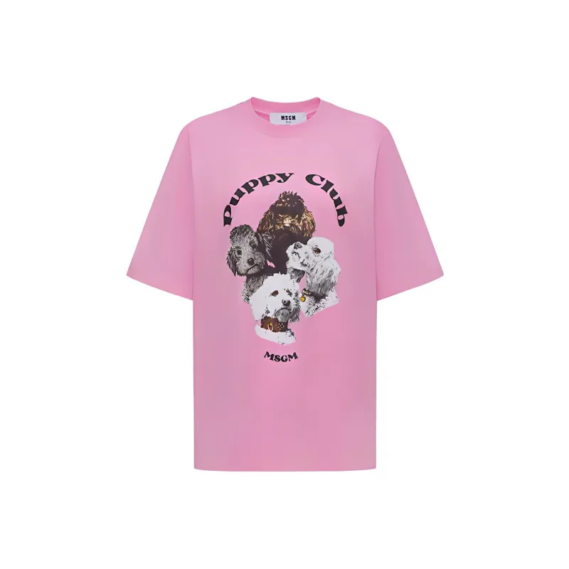 MSGM T Shirts Women's Pink-0