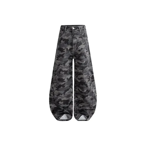 SLNU 3 Abrasion Resistant Lightweight Slip Resistant Low Top Casual Shoes Unisex Black Camouflage
