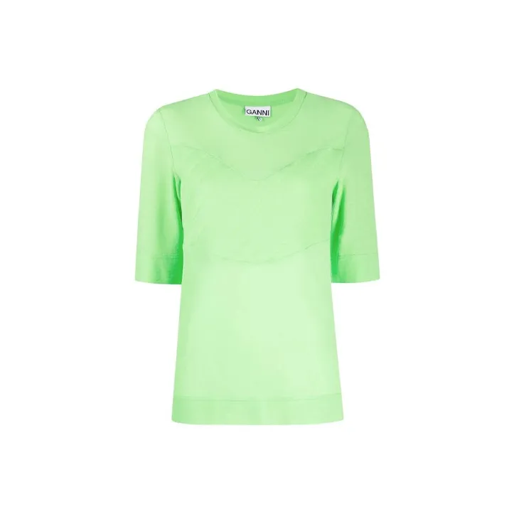GANNI T-Shirts Women's Green-0