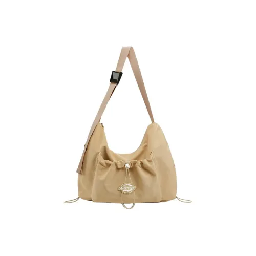 Dickies Polyester Dumpling Bag, Crossbody Bag, Shoulder Bag Large Size Women's Light Khaki/Classic Black