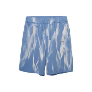 New Era Loose Fit Shorts Summer And Spring Unisex Blue