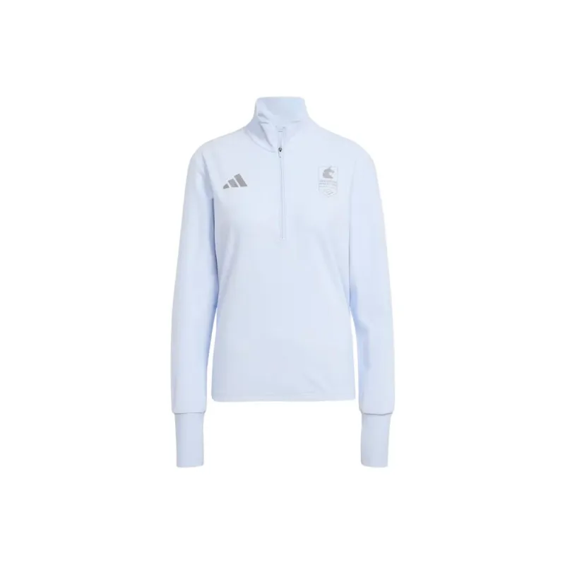 Adidas Free Shipping With AdiClub Boston Marathon® 2025 Own The Run 1/2 Zip Tee-0