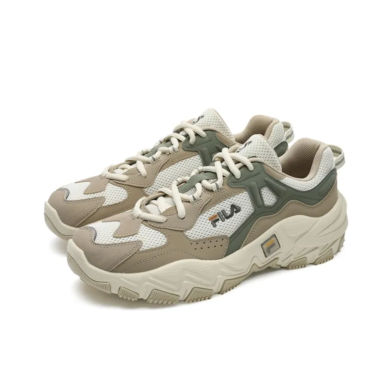 FILA Ravagement 2 S Raider 2S Anti Slip Wear Resistant Low Top Chunky Sneakers Men's White Gray-2