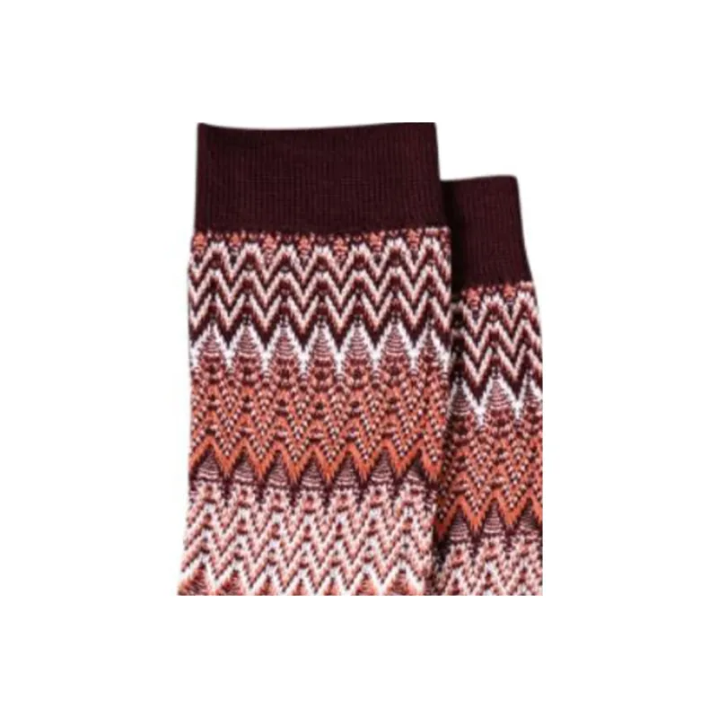 MISSONI Mid-Calf Socks Men's 1 Pack Purple-3