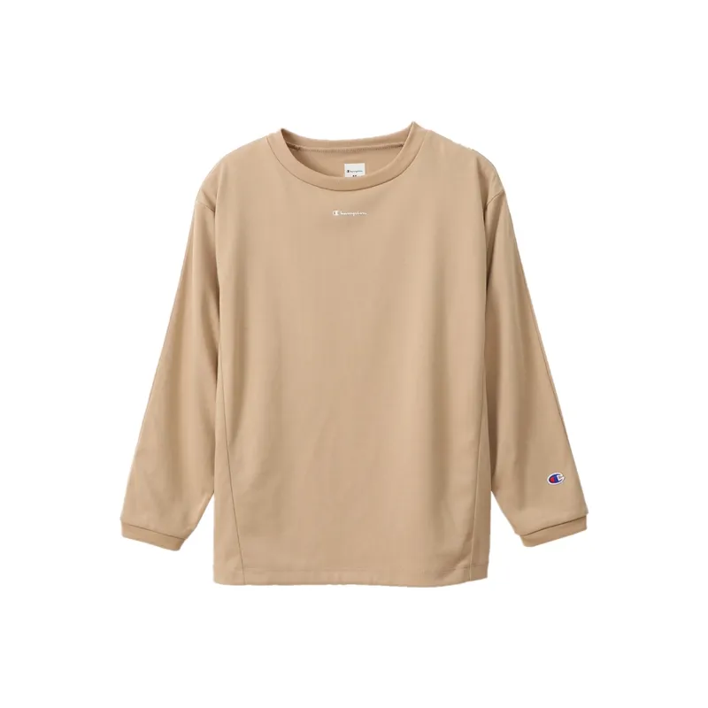 Champion Straight Long Sleeved T Shirt Japan Version Women's-2