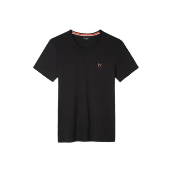 Paul Smith Embroidered Swirl Heart Lounge T Shirt