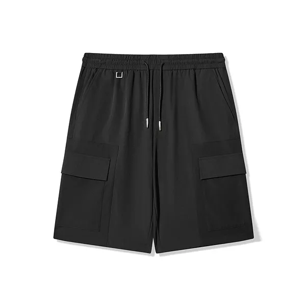 Cabbeen Casual Shorts Men's Coal Black-0