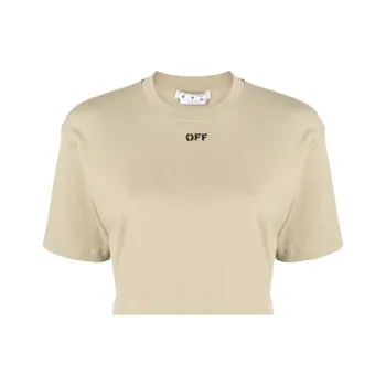 OFF-WHITE SS22 Crop Tops Women's Beige