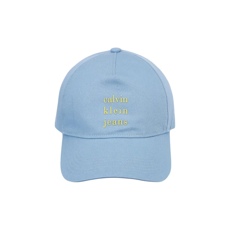 CALVIN KLEIN Cotton Baseball Caps Unisex Blue-3