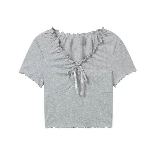 Beautiful Wardrobe T Shirt Women's Gray
