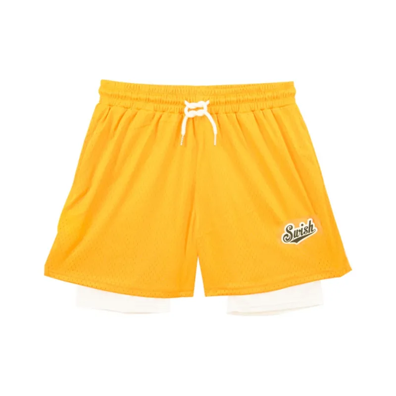 SWISH THE BALL IN Basketball Shorts Unisex-8