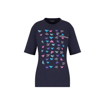 EMPORIO ARMANI Eagle print T shirt