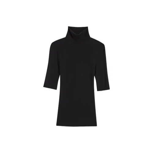 THEORY Leenda Short Sleeved Turtleneck Jumper
