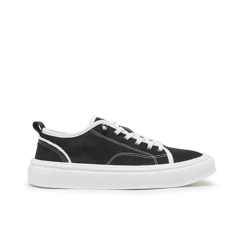X ZONE Breathable Lightweight Height Increasing Low Top Canvas Shoes Men's-1