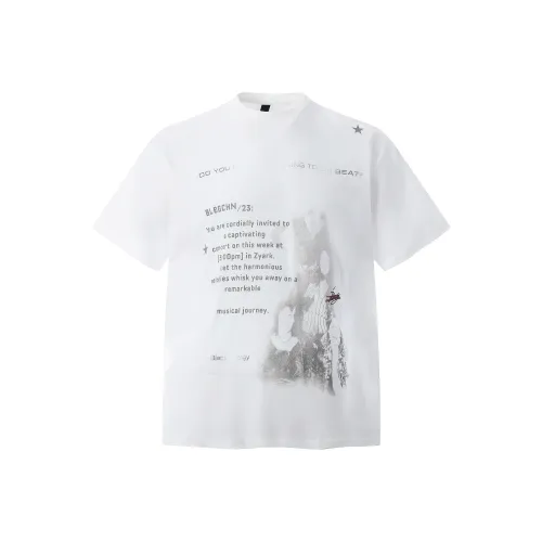 VINMUK T Shirts Unisex White