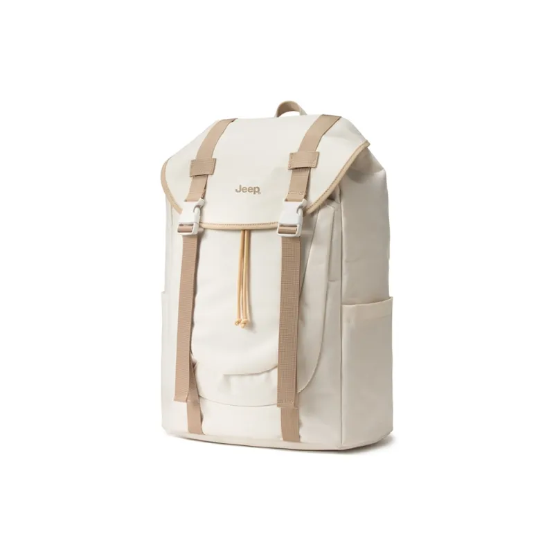 Jeep Fabric Backpack Unisex Preppy Black, Snow, Dark Blue-5