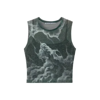 Alexander Wang Sheer Crop Top