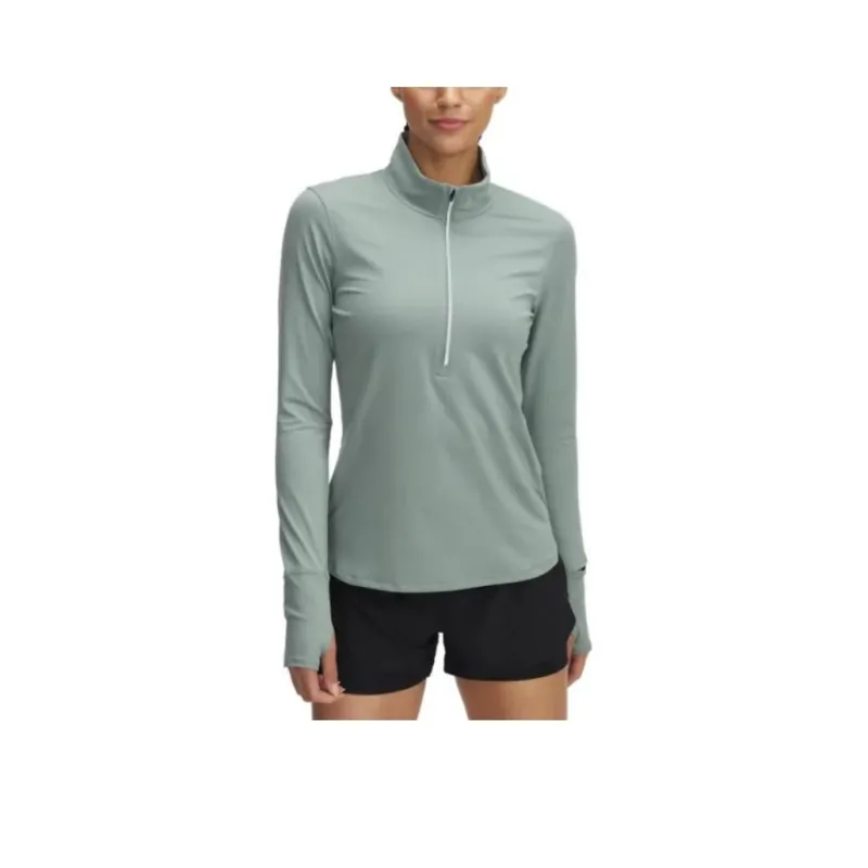 Under Armour Qualifier SS25 T Shirt Women's Lime Green-0