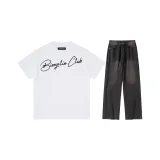 Clothing Sets[White Short-Sleeved Shirt & Black Pants+Black Jeans]