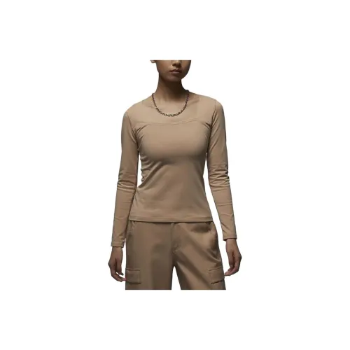 JORDAN T Shirts Women's Desert Yellow